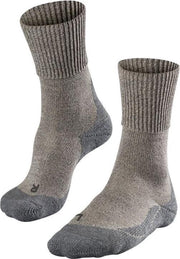 FALKE TK1 Wool Heren Wandelsokken - Beige - Maat 46/48