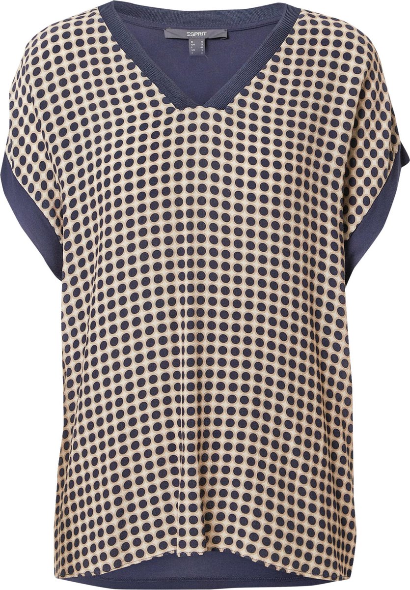 Esprit Collection blouse Duifblauw-Xs