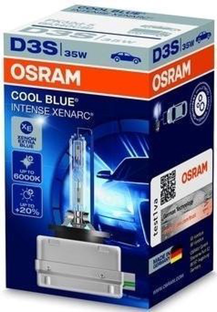 Osram Xenarc Cool Blue Intense Xenon lamp - D3S - 12V/35W - per stuk (max. 5500K)