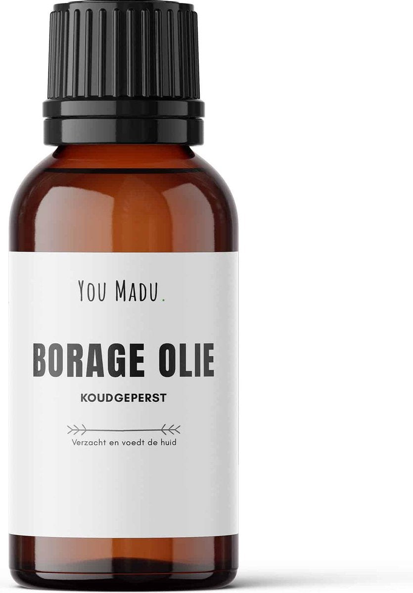 Borageolie (Bernagie Olie) - Koudgeperst - 100ml