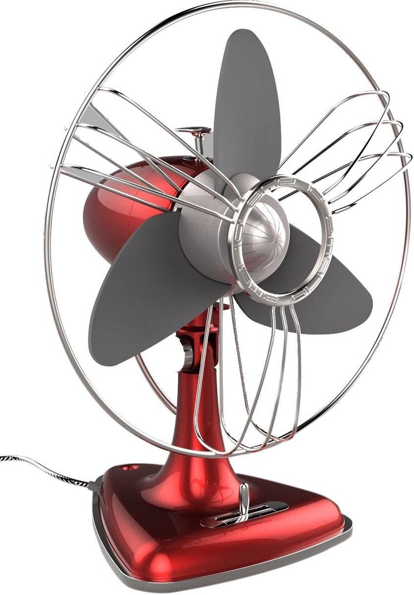 Emerio FN-111794 - Tafelventilator - Rood