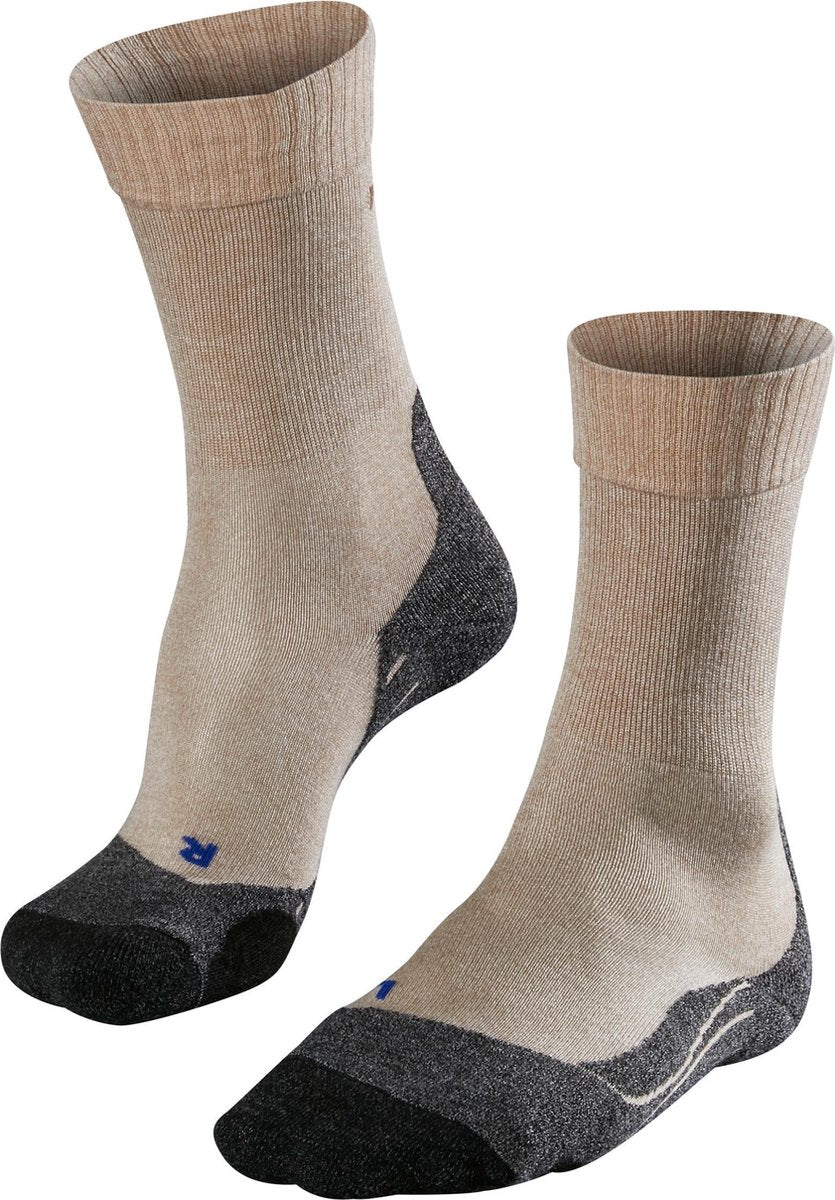 FALKE TK2 Cool Heren Wandelsokken - Beige - Maat 42-43
