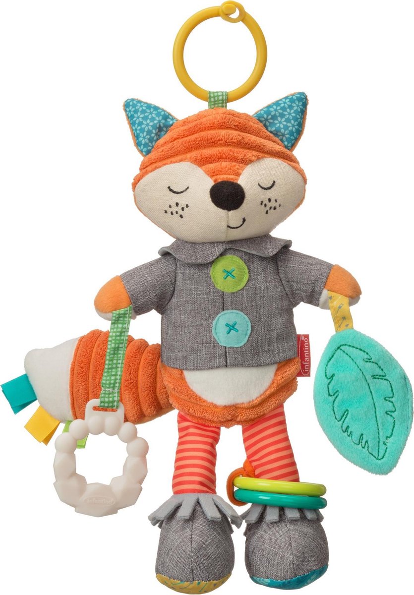 Infantino - Baby Speelgoed Activiteiten Knuffel - Playtime Pal - Vos
