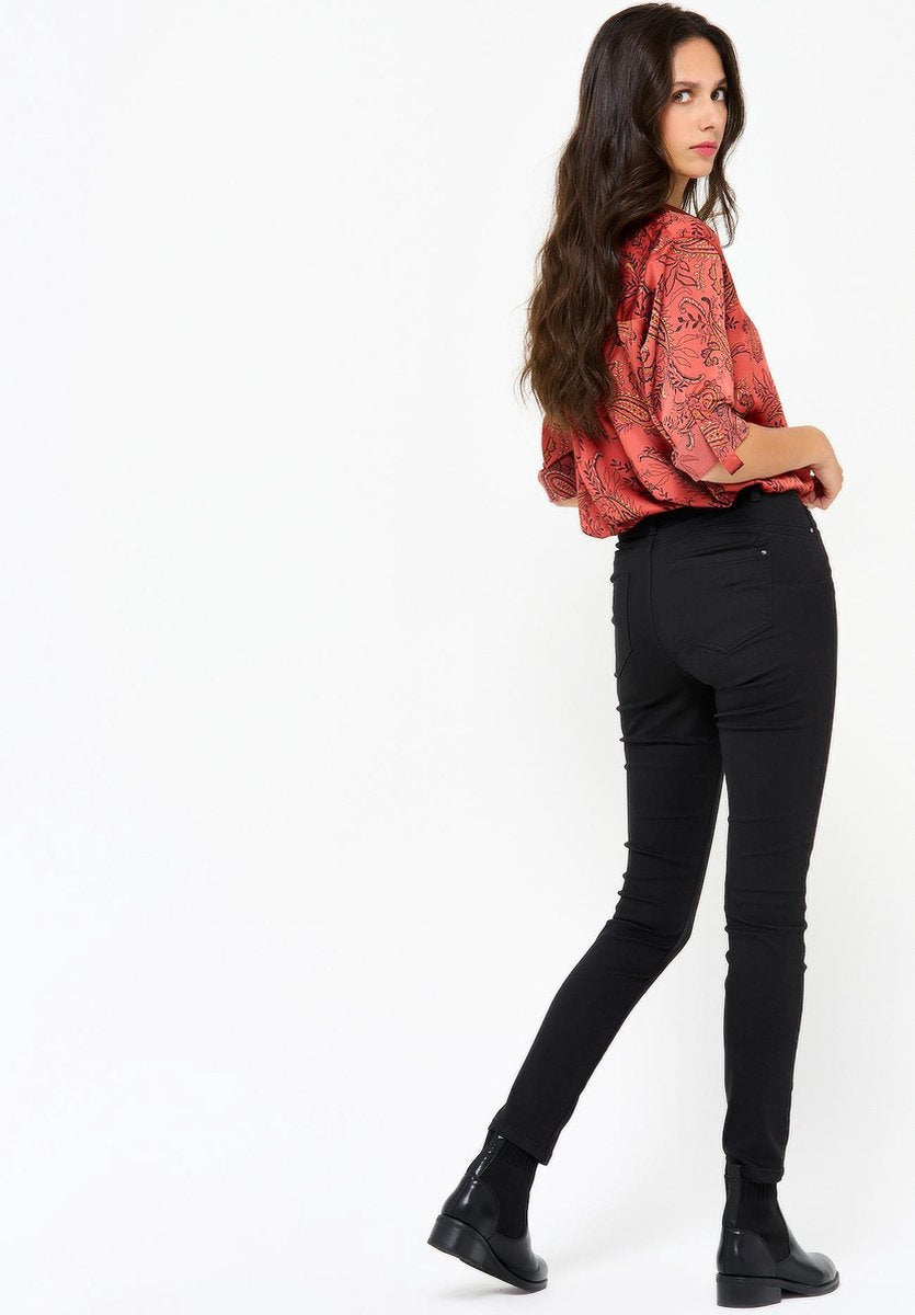 Skinny broek met push up - Zwart