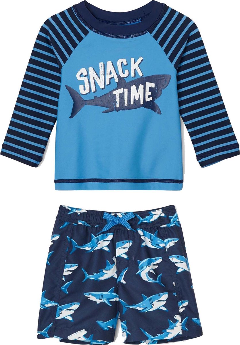 Hatley Jongens UV Zwem Set Deep Sea Sharks - 74/80