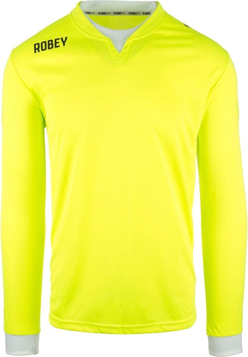 Robey Catch Neon LS Shirt voetbalshirt lange mouwen (maat 4XL) - Neon Yellow