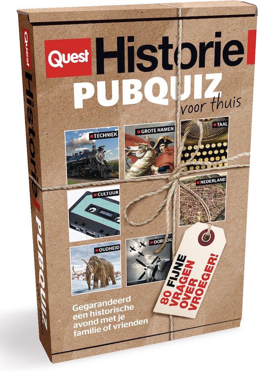 Quest Historie Pubquiz voor Thuis