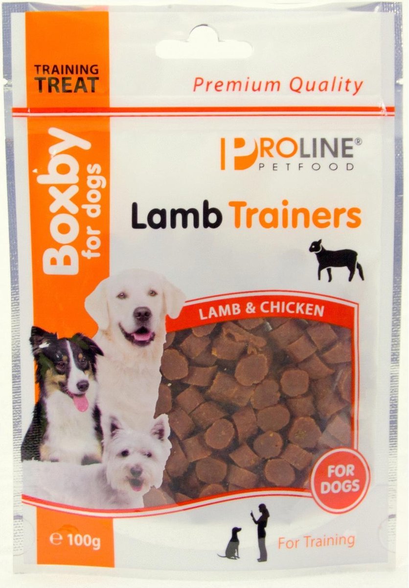 Proline Boxby Lamb Trainers - Lam - Hondensnack - 100 g