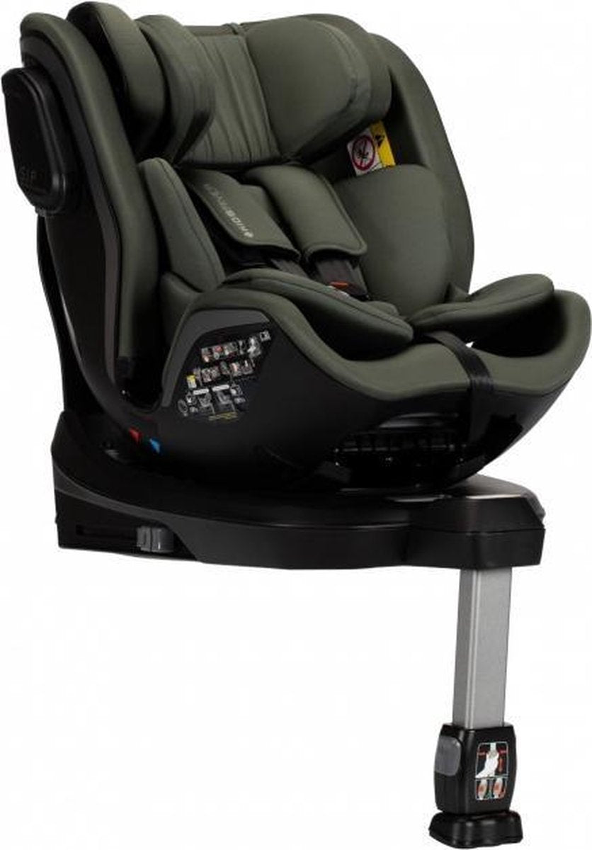 Kidsriver Premium Comfort i-Size Baby Autostoeltje Dark Green