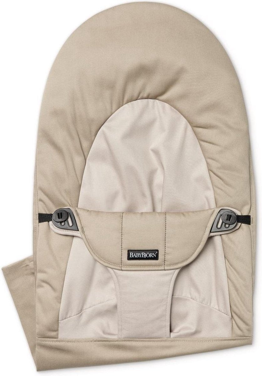 BABYBJÖRN Stoffen Zitting voor Wipstoel Balance Soft - Khaki-Beige Cotton