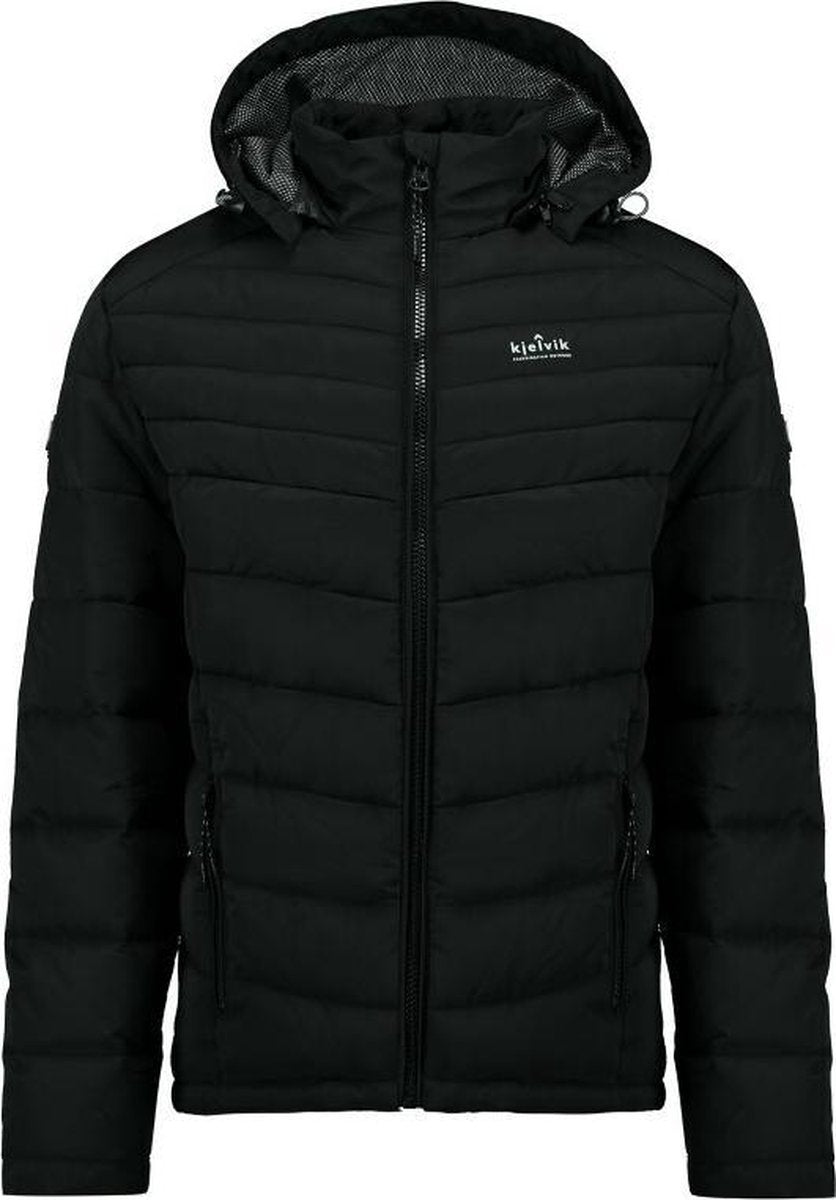 Kjelvik heren winterjas Rob zwart - maat 3XL