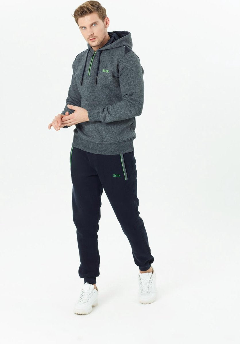 SCR. Omid Hoodie Met Korte Rits