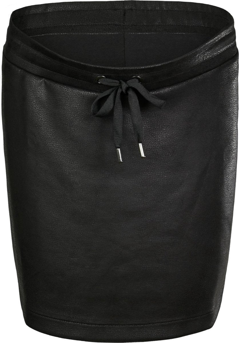 Supermom Rok PU Black Zwangerschap Maat S