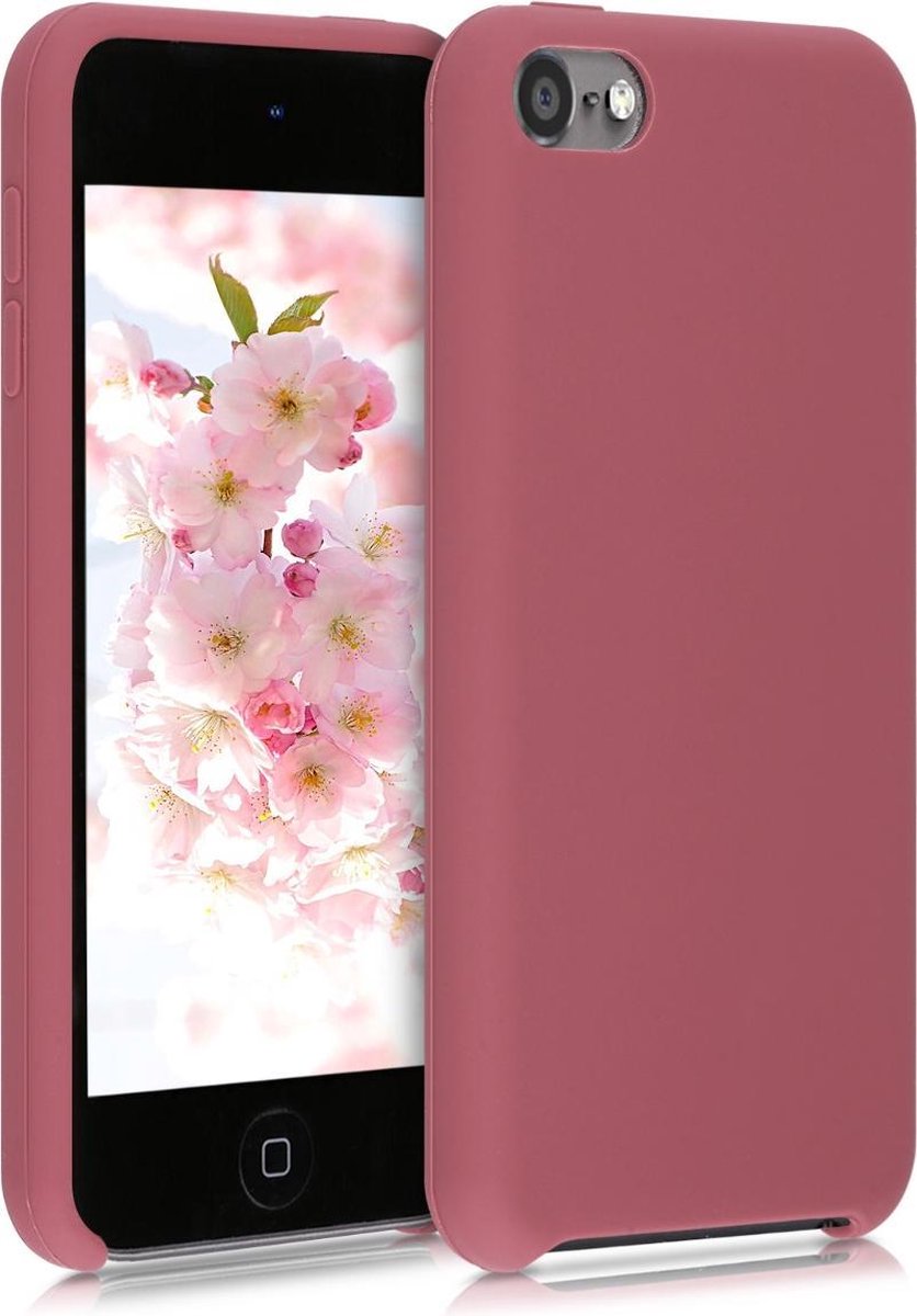 kwmobile hoes voor Apple iPod Touch 6G / 7G (6de en 7de generatie) - Beschermhoes voor mediaspeler - Backcover in roestig roze