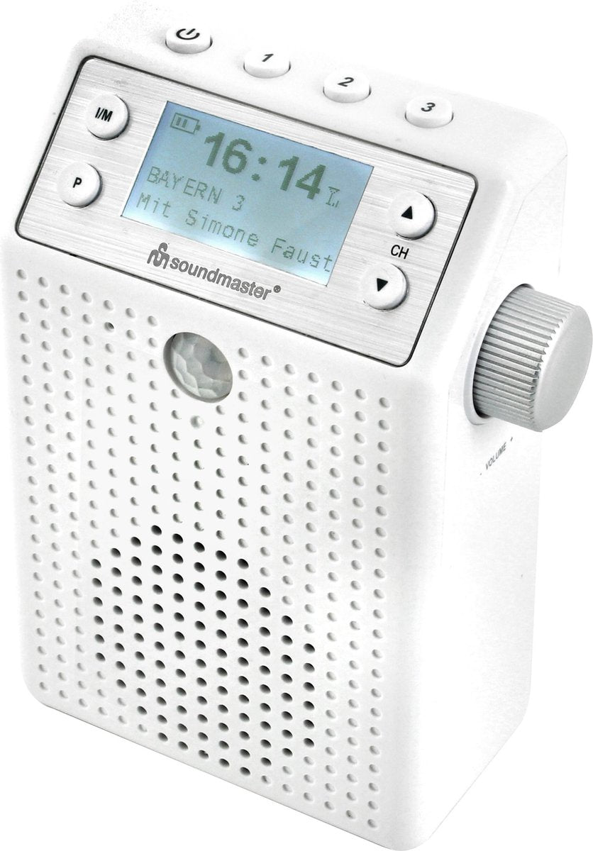 Soundmaster DAB60WE | DAB+ FM Radio met Bewegingsdetector en Accu