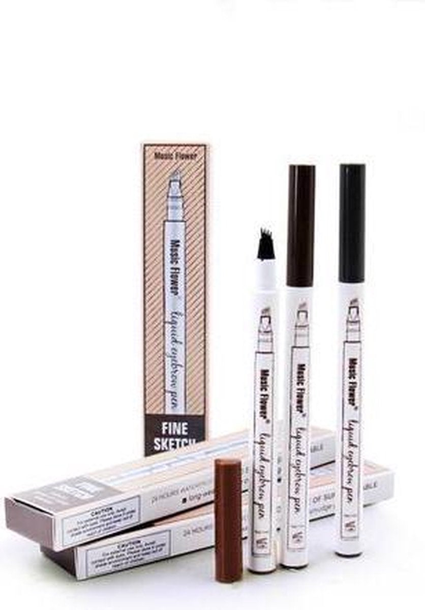 Microblading pen bruin - Wenkbrauwen - Waterbestendig - Make up - Bruin