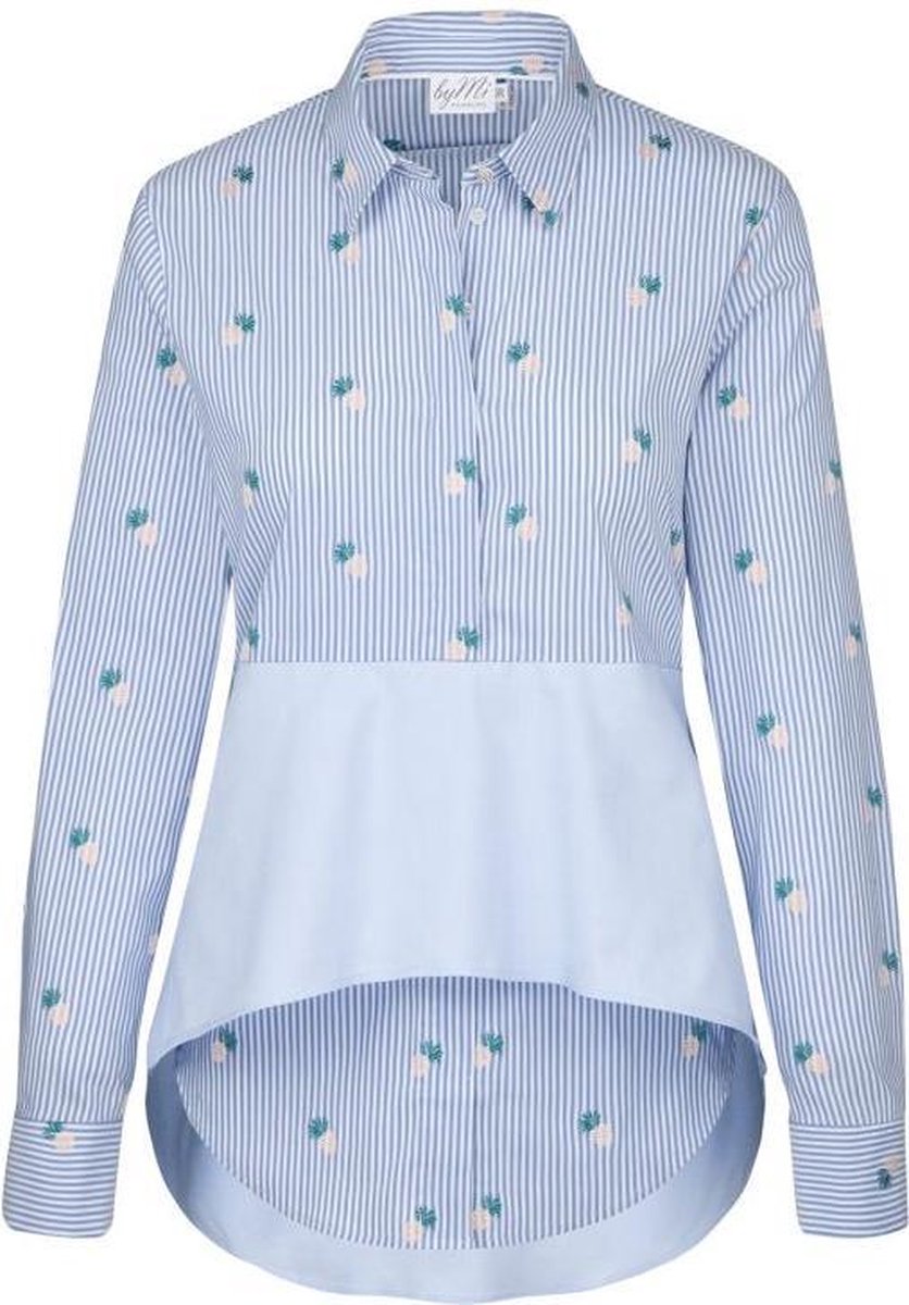 Bymi Sweet Pineapple overhemd bloes lichtblauw -mt.40
