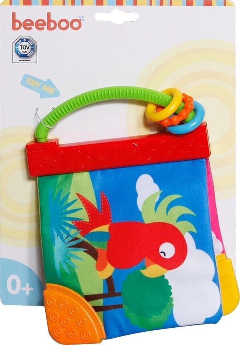 Beeboo Baby knisperboekje assorti 19x25cm -Vanaf 0+ maanden