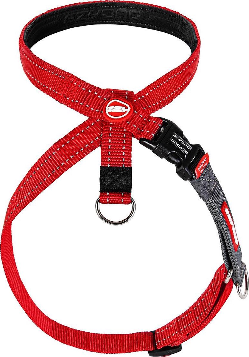 EzyDog Crosscheck Hondenharnas / tuig - S - Rood