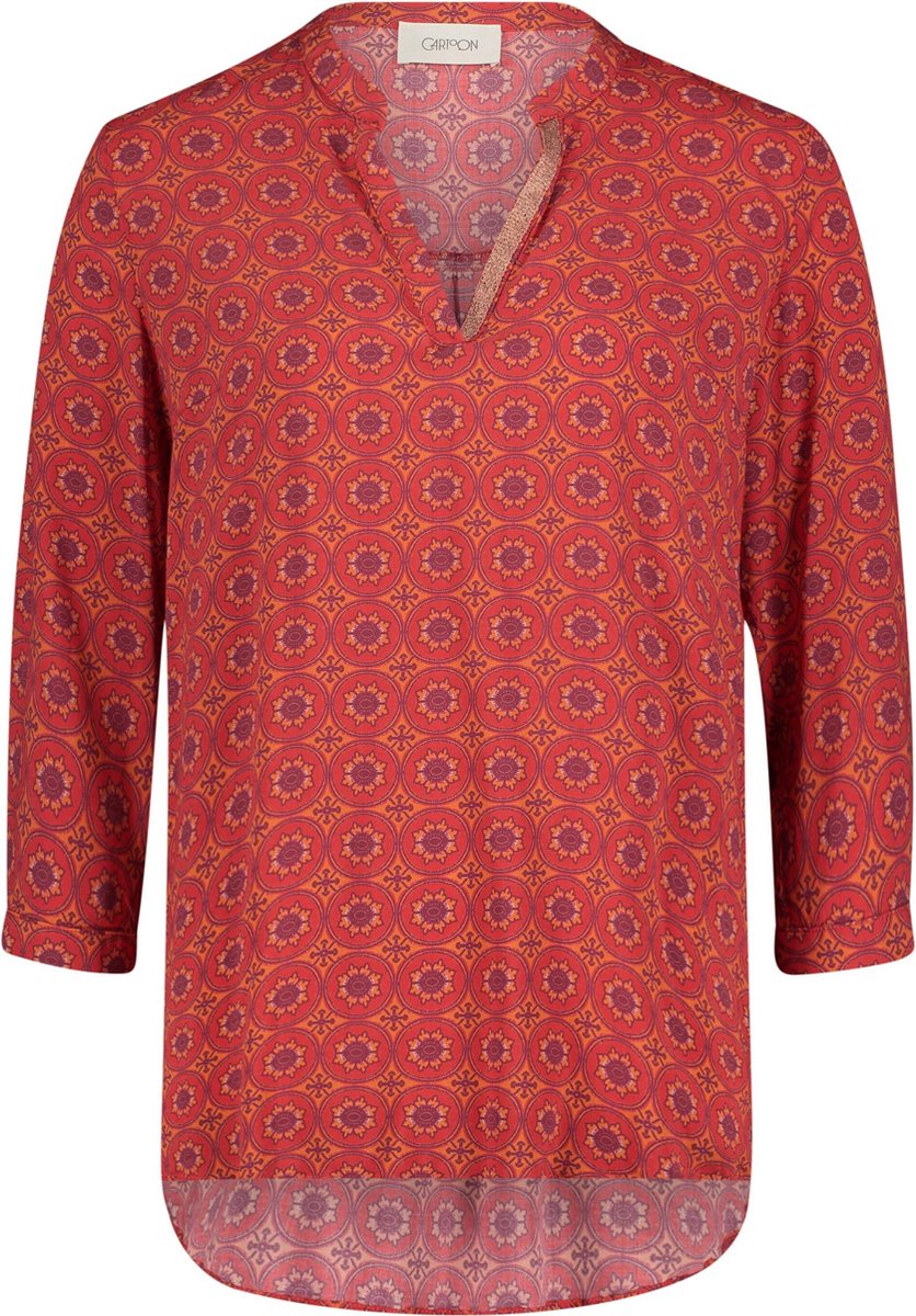 Cartoon blouse Wit-38 (M)