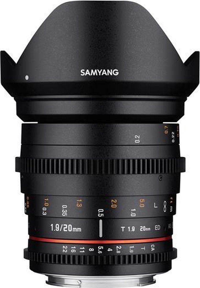 Samyang 20mm T1.9 VDSLR ED AS UMC Sony A