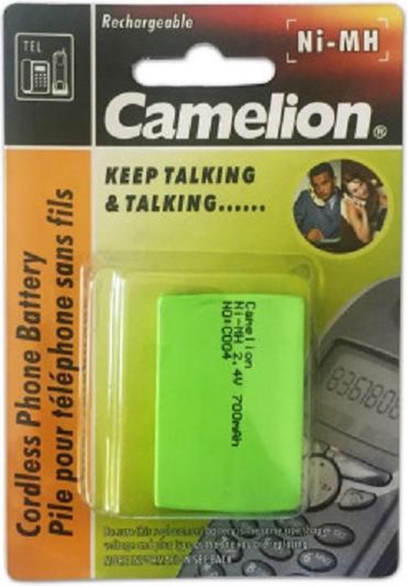 Camelion Phonebattery NimH C004 2NHF6700B NIMH 2 4v700mAH