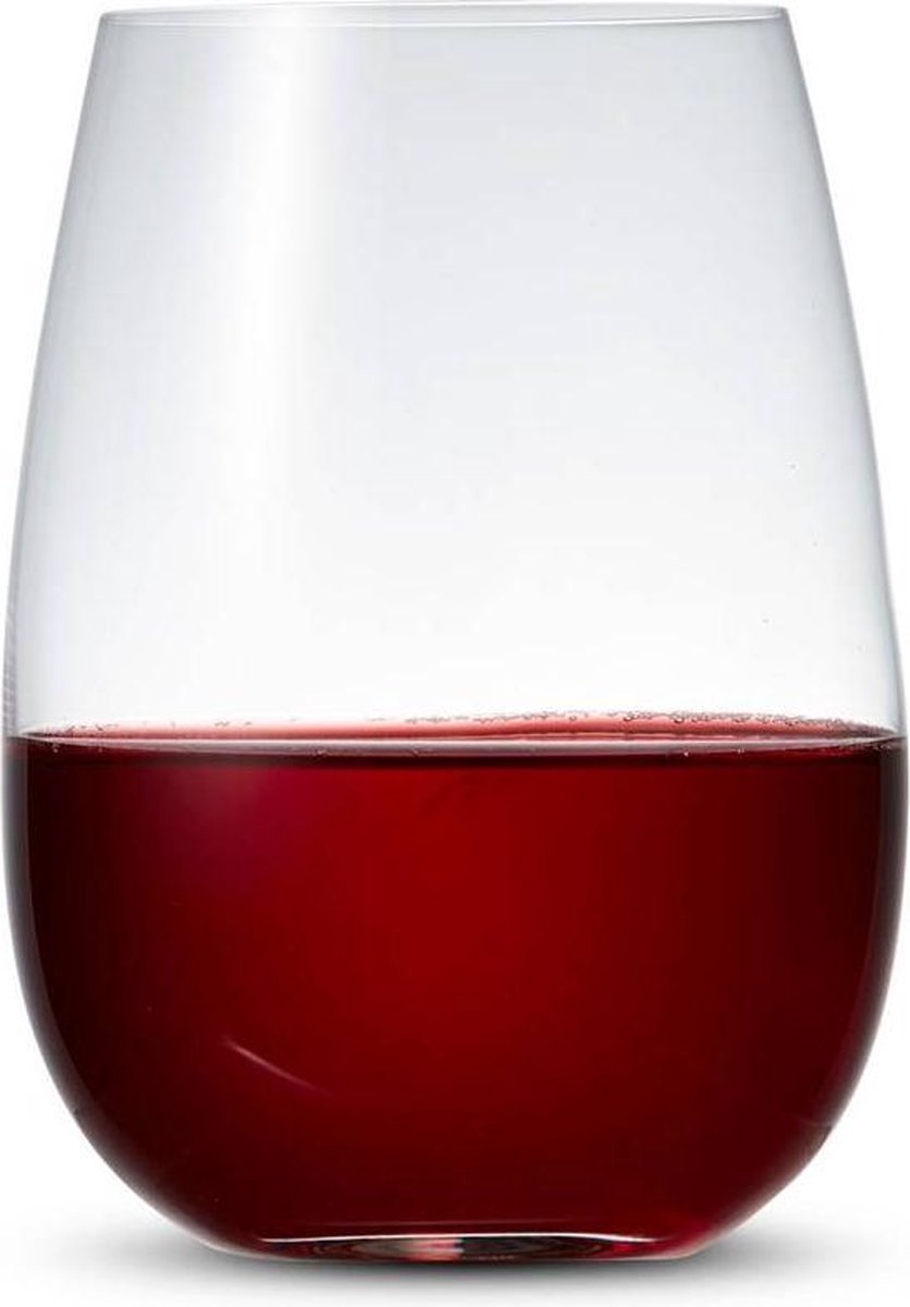Salt&Pepper Cuvee Wijnglas zonder voet - 6 stuks