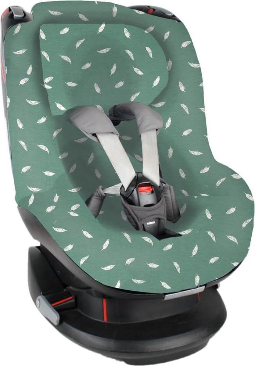 Ukje Maxi Cosi Tobi Hoes - Perfecte pasvorm - Jade veertjes
