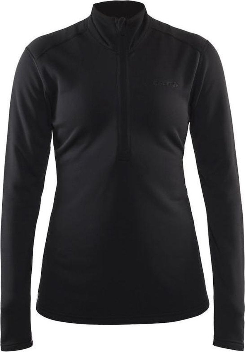 Craft - Sweep Halfzip W - hardloopshirt dames - Zwart - XL