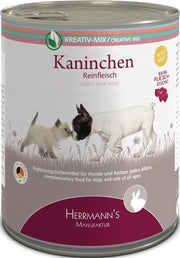 10x Herrmann's Pure konijn 800 gr.