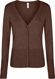 SOYA CONCEPT - CARDIGAN - BRUIN