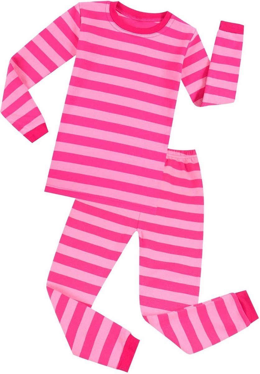 Elowel - Jongen en Meises Gestreepte Pyjama