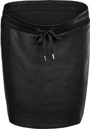 Supermom Rok PU Black Zwangerschap Maat XL