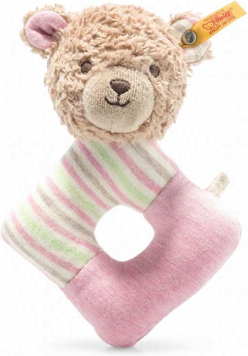 Steiff GOTS Rosy rammelaar 15 cm. EAN 242175