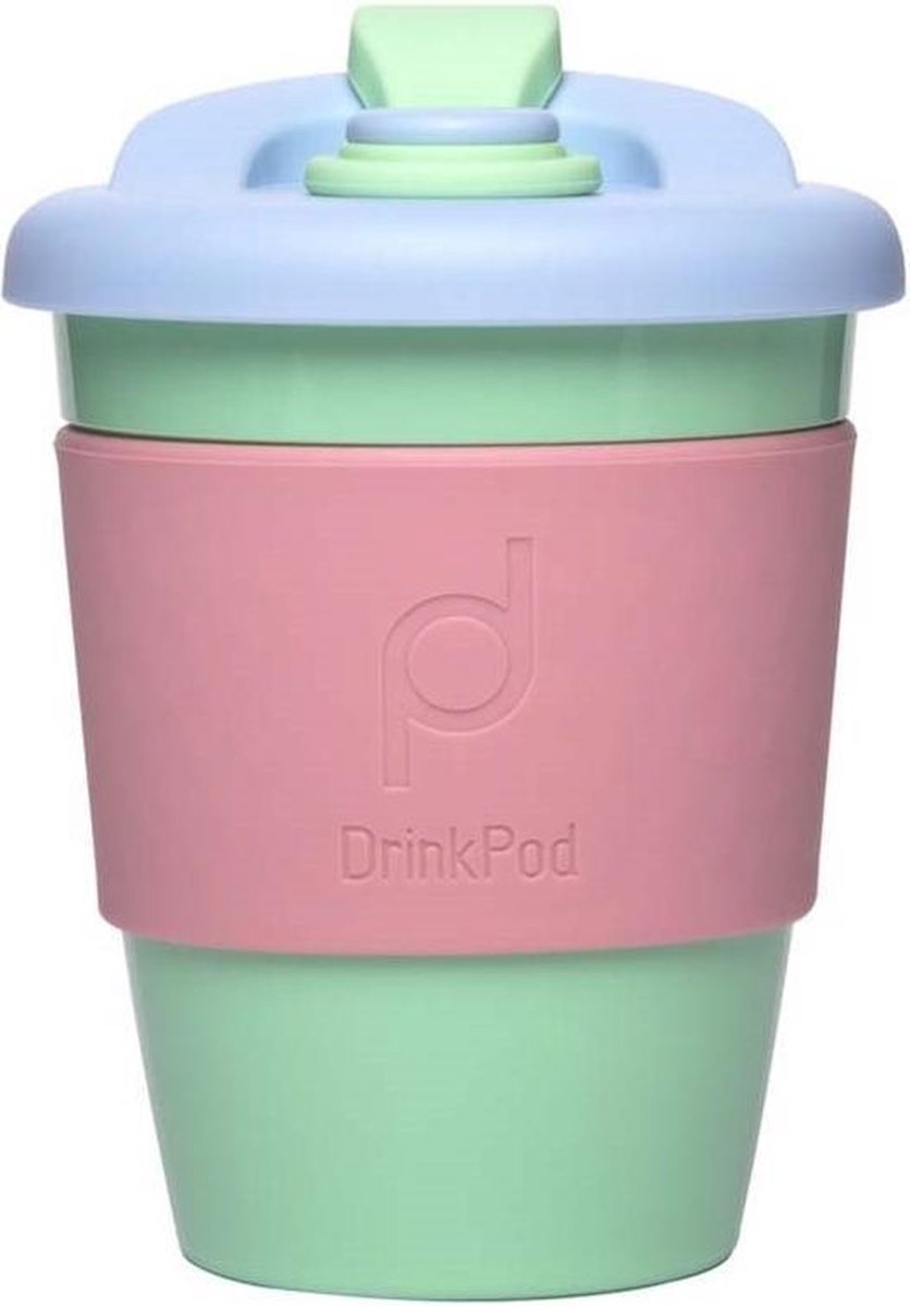 Set van 2 - Herbruikbare Koffiebeker - 340ml -  Green Dream - Kunststof - Pioneer