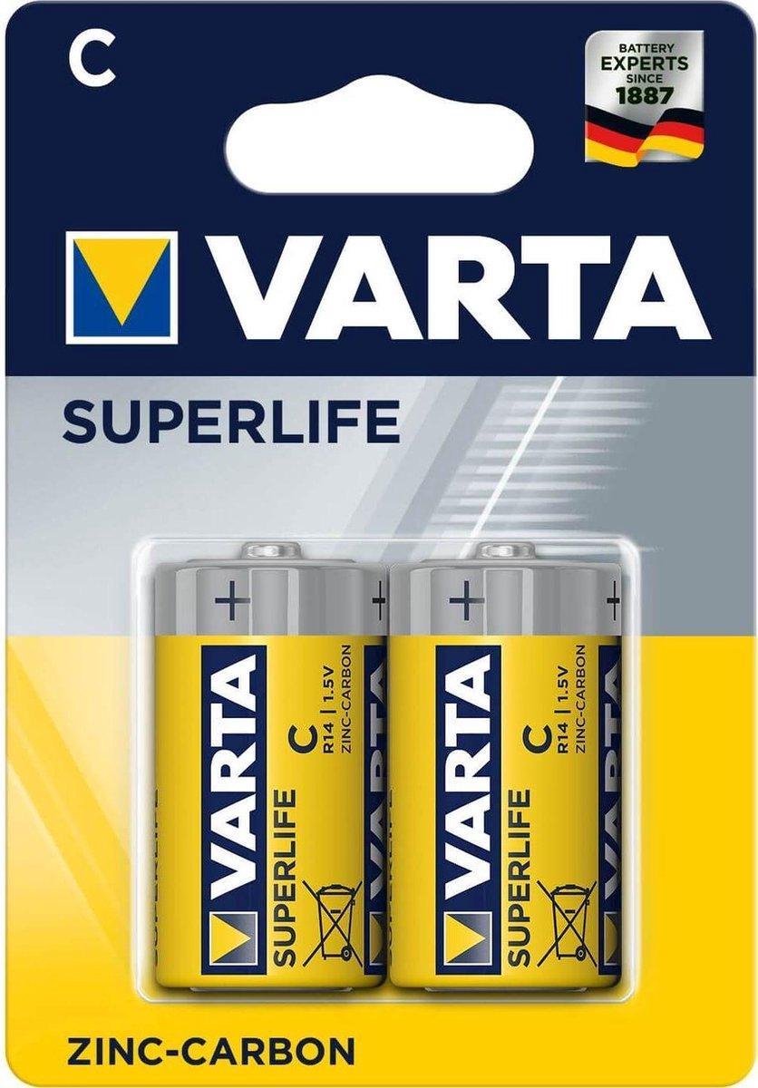 Varta Superlife C Wegwerpbatterij Zink - carbon