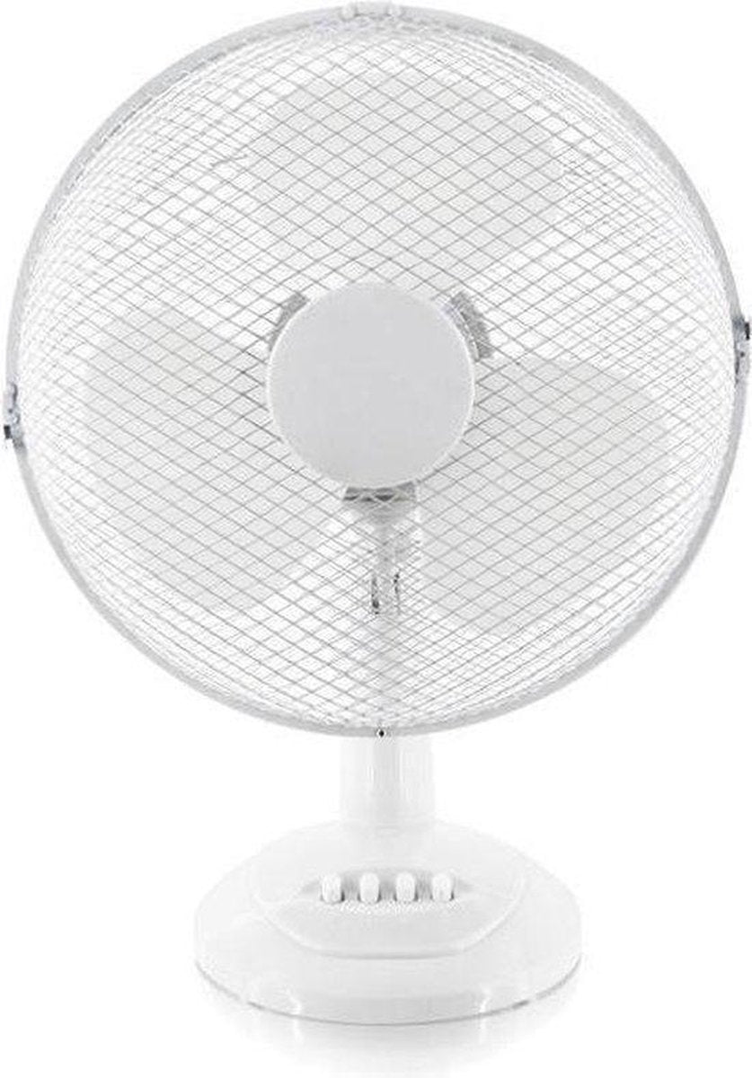 ✅ Ventilator | Tafelventilator |Kinzo All-11265 | Vloerventilator | 3-snelheden | Wit | 2 jaar garantie | Voor in huis of kantoor | 30cm | Krachtige 35W motor