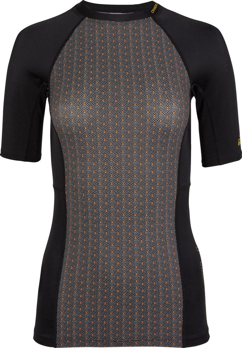 O'Neill - UV Zwemshirt voor dames - Anglet - Zwart AOP - maat S