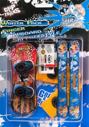 Grip and Tricks winter pack Wood Fingerboards