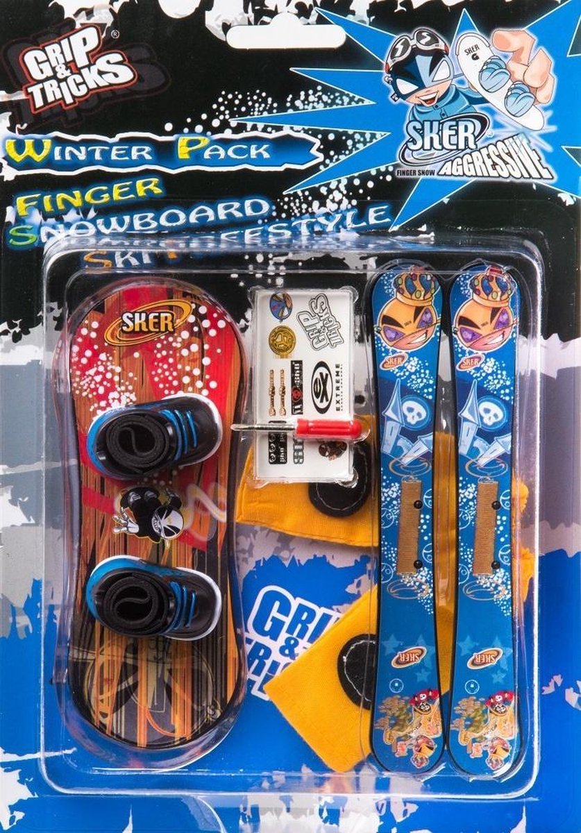 Grip and Tricks winter pack Wood Fingerboards