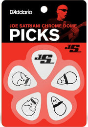 D'Addario Joe Satriani White Plectrum 10-pack Medium 0.70 mm