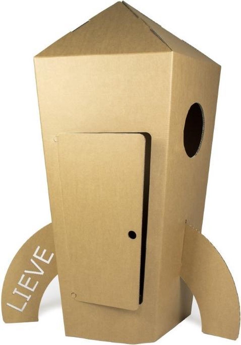 KarTent - Kartonnen Speel Raket - Speelhuisje - Cadeau van Duurzaam Karton