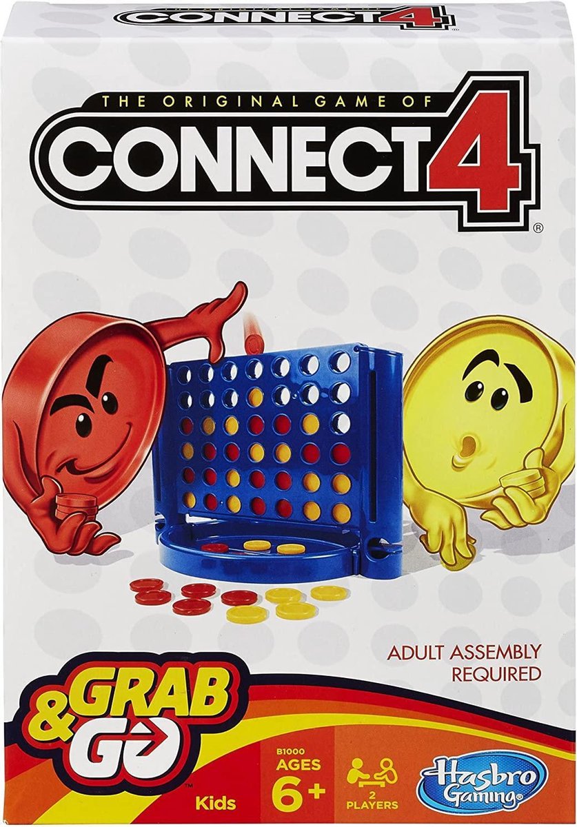 Hasbro - Connect 4 - Vier op een rij - Reiseditie