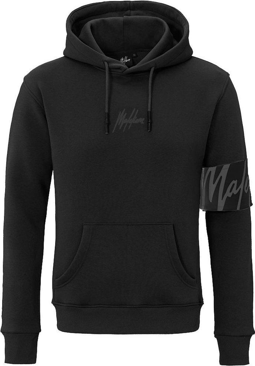 Malelions Junior Captain Hoodie - Black/Black  - 8 | 128