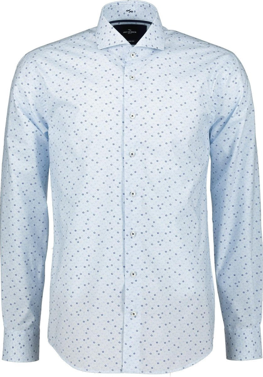 Jac Hensen Overhemd - Modern Fit - Blauw - 48
