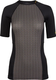 O'Neill - UV Zwemshirt voor dames - Anglet - Zwart AOP - maat XL