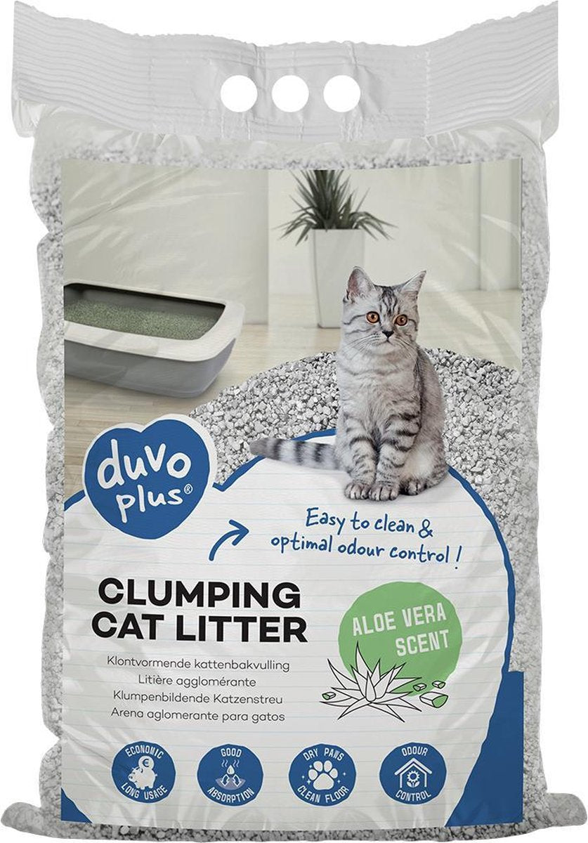 Klontvormende kattenbakvulling aloë vera 12kg