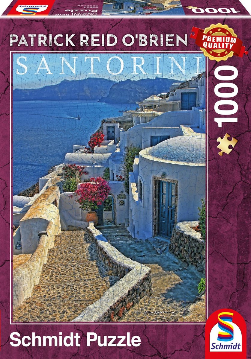 Legpuzzel Santorini - Schmidt -  1000 stukjes Puzzel
