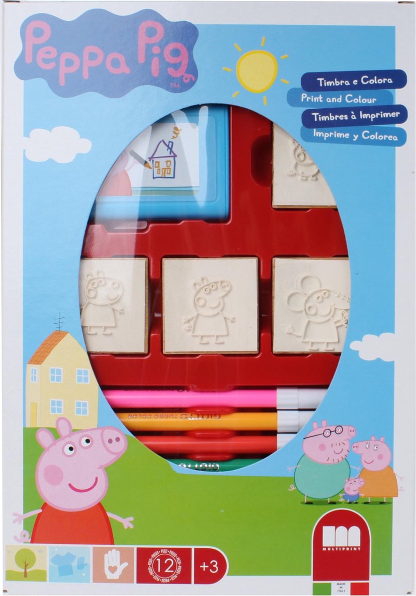 Multiprint Kleurset Peppa Pig 12-delig