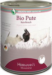 10x Herrmann's Bio Pure kalkoen 800 gr.